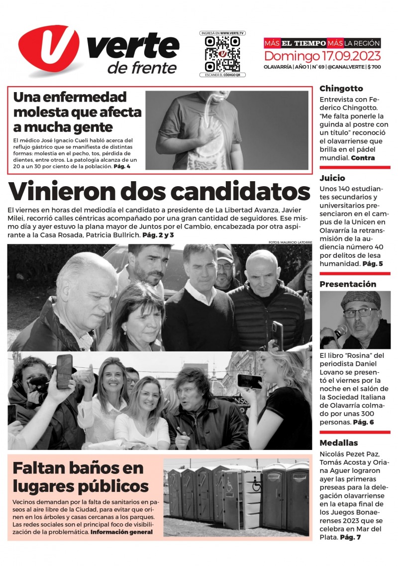 La tapa de Verte en Papel